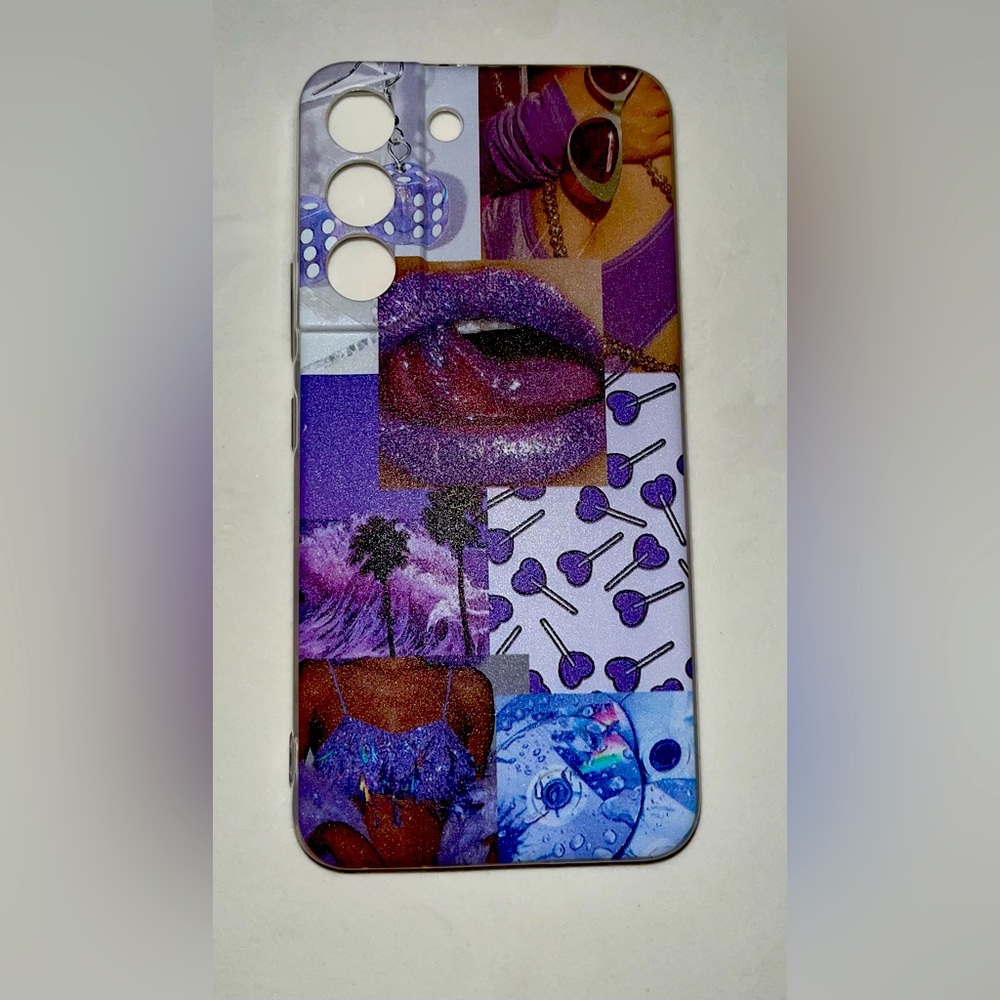Samsung Galaxy S22 Beauty Aesthetic Collage Print Soft Phone Case NWOT